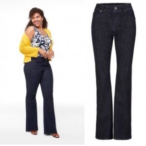 CAbi Dark Wash Trouser Jeans- Size 6